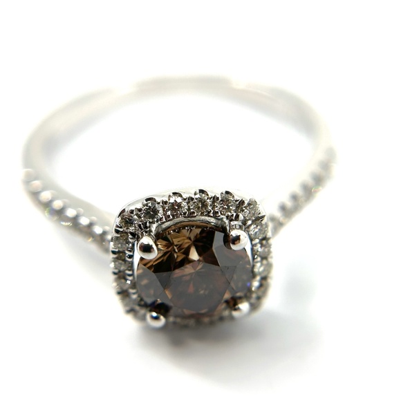 LeVian 14K Approx 1.37ct Chocolate Diamond Ring Size 7, 2.09dwt - Picture 11 of 13